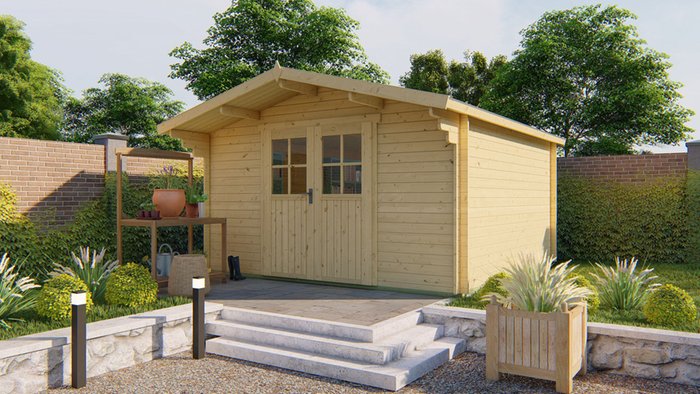 Gartenhaus 34 Mm Wandstarke