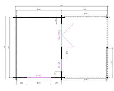 afmetingen_blokhut_4x33_interflex