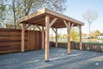 Carport en bois Lemmer 450 x 600 cm Tuindeco - En meleze/douglas