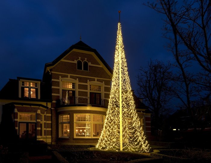 Fairybell 6 Meter Vlaggenmast Kerstboom 1200 LED Zonder Mast