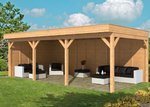 Carport en bois Lemmer 450 x 600 cm Tuindeco - En meleze/douglas