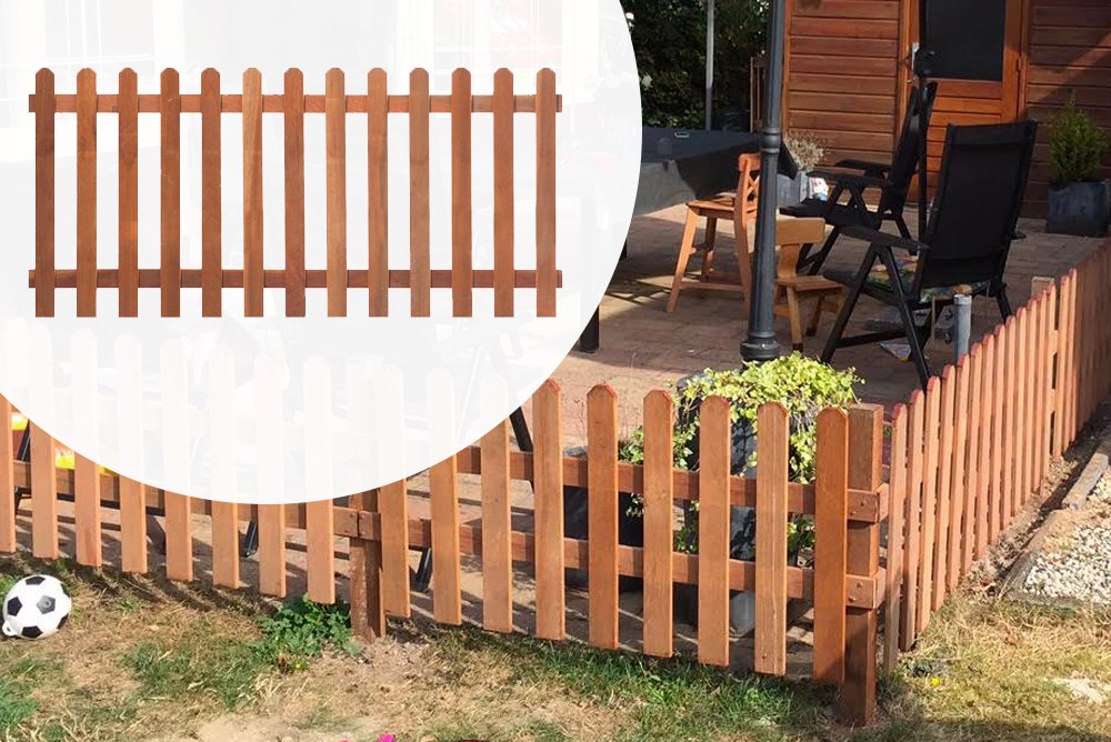 Panneau De Clôture En Bois Dur Taskar Coins En Bois Cales En Bois (pack