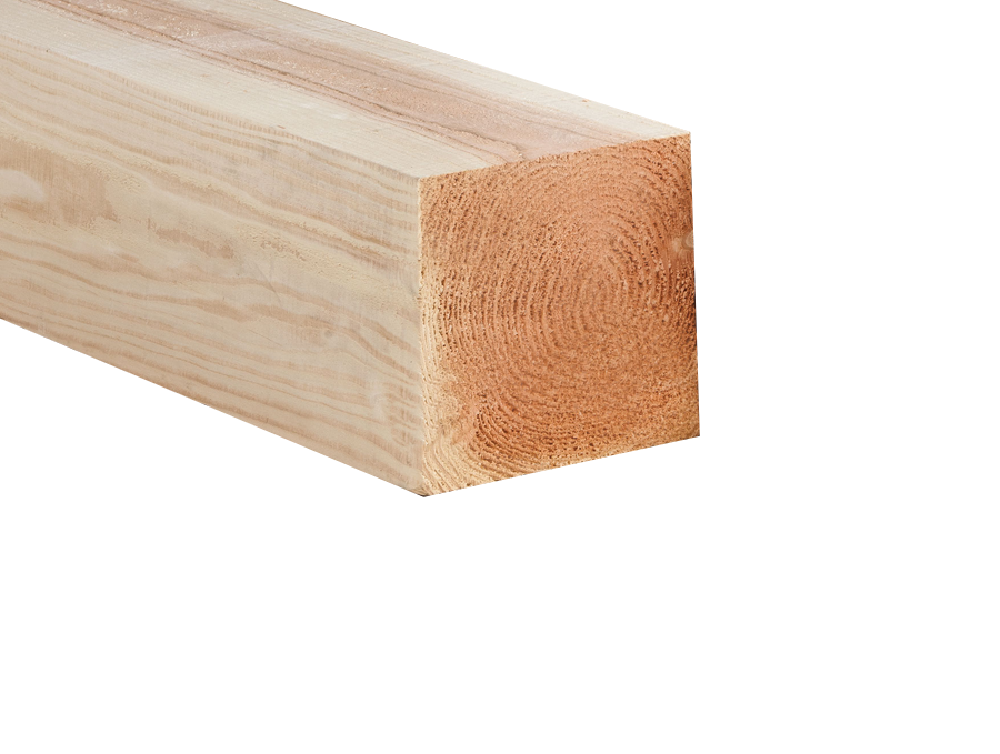 200mm Larch Timber Post - Undried-20.0x20.0x300cm-159844 
