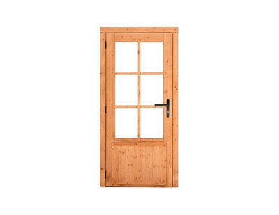 red_class_wood_enkele_glas_deur_100x205cm_links