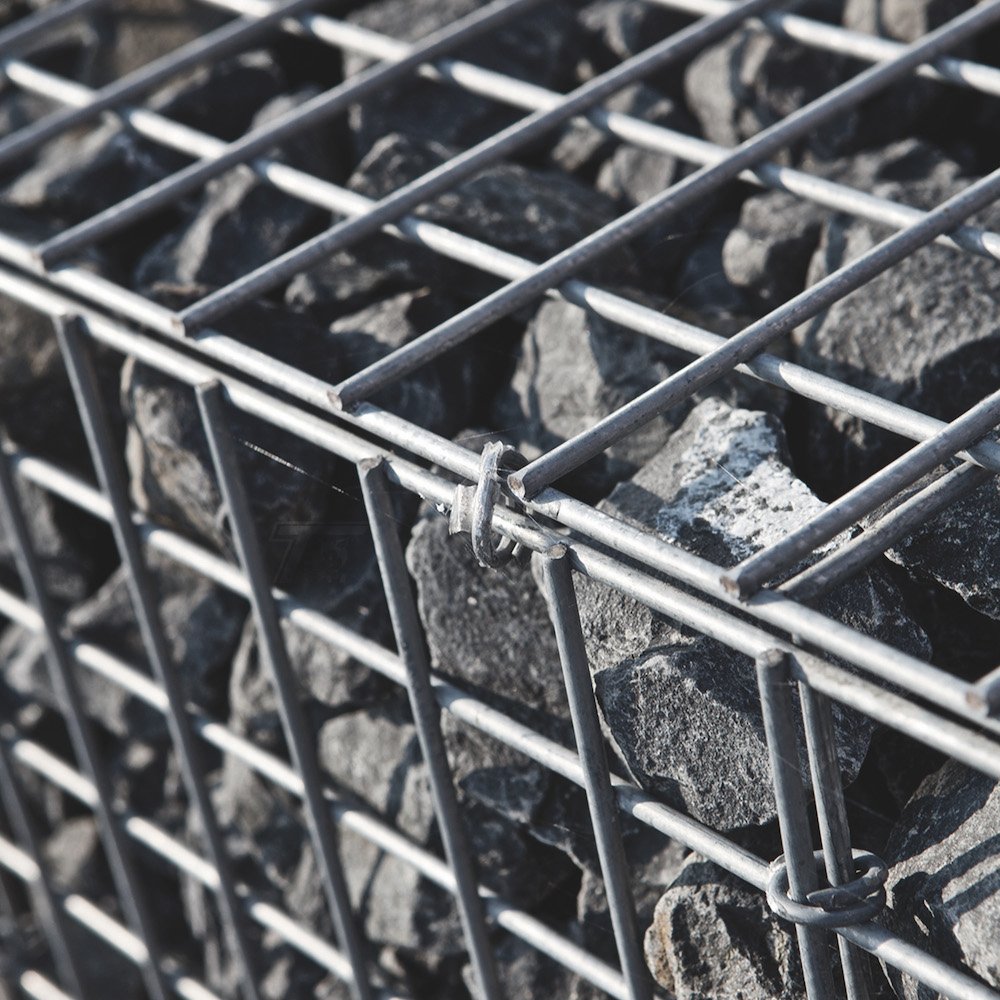 Gabion-System 1000 Galvanised Rings-166776