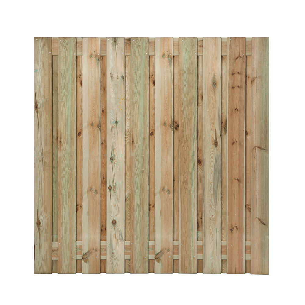 Tuinscherm Hout Topper 180 cm breed planks
