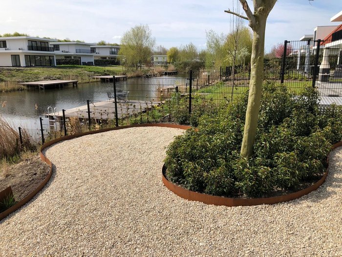 VidaXL Gazonranden 2 St 120 Cm Geïmpregneerd Grenenhout Perkrand Inclusief Houtreiniger En Verfrisser